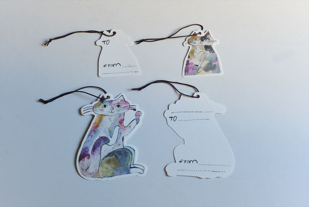 Classiky - Gift Tags - Pack of 4 - Toraneko Bonbon Cat B