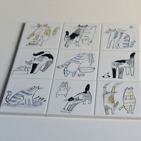 Classiky - Tiger Cat Bonbon Printed Tile 01