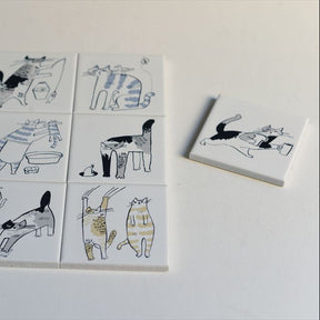 Classiky - Tiger Cat Bonbon Printed Tile 07