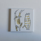 Classiky - Tiger Cat Bonbon Printed Tile 03