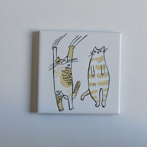 Classiky - Tiger Cat Bonbon Printed Tile 03