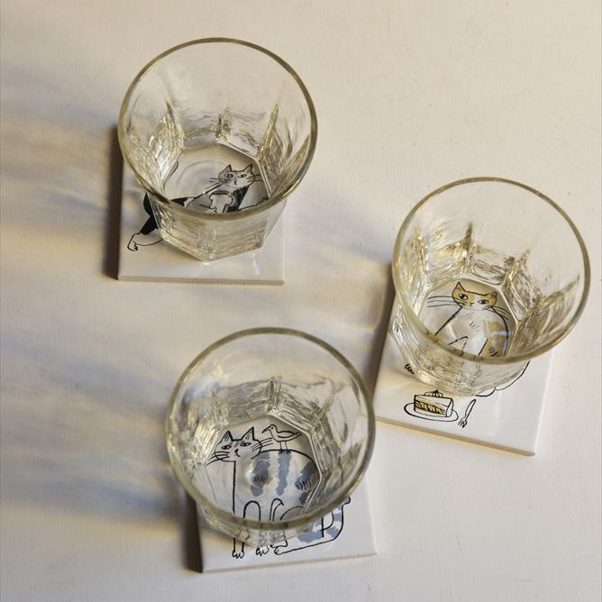 Classiky - Tiger Cat Bonbon Printed Tile 06