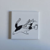 Classiky - Tiger Cat Bonbon Printed Tile 07