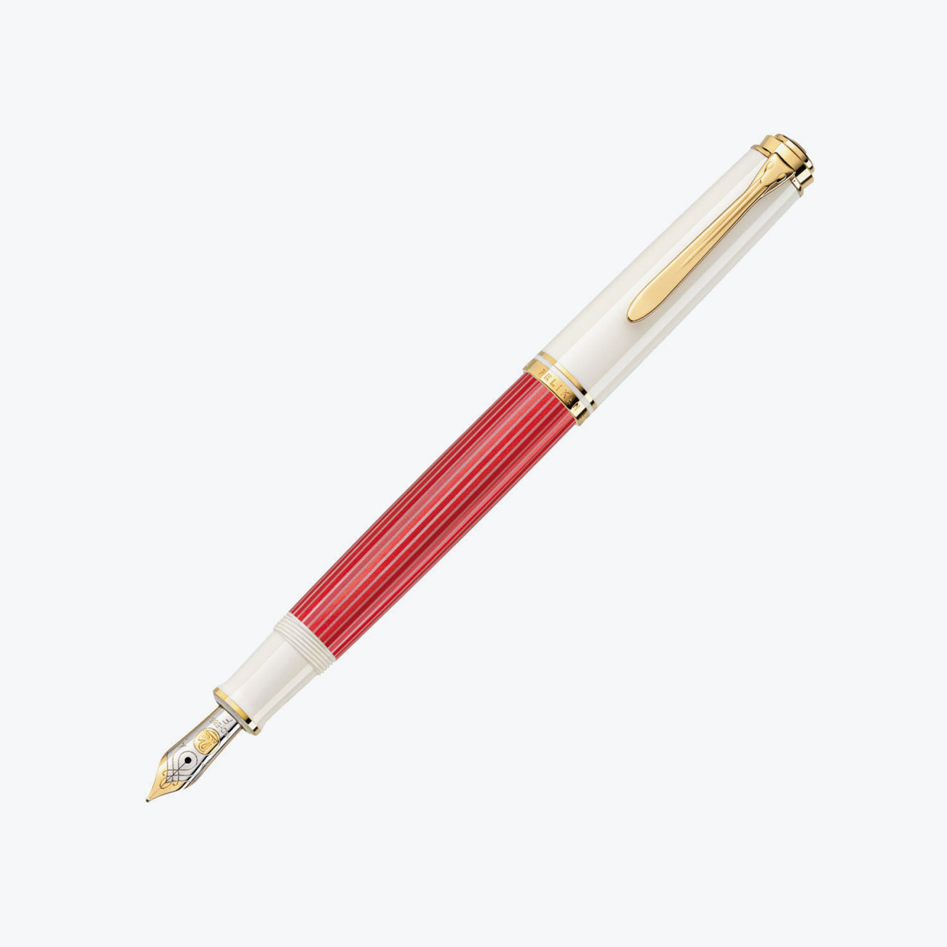 Pelikan - Souverän M600 Fountain Pen - Red-White <Outgoing>
