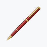 Platinum - Fountain Pen - Biso - Flame Red