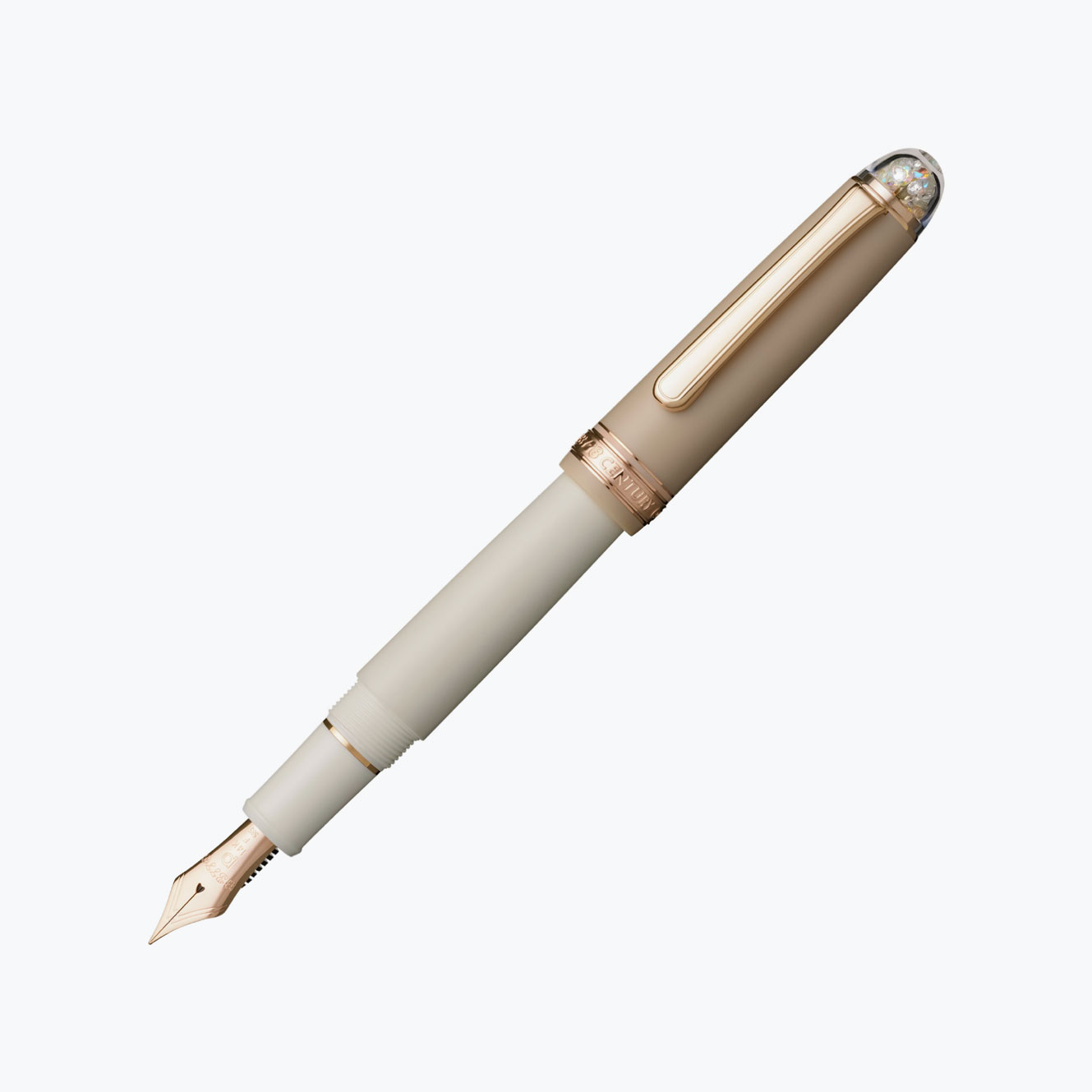 Platinum | #3776 Century Shape of Heart Chai Latte Fountain Pen