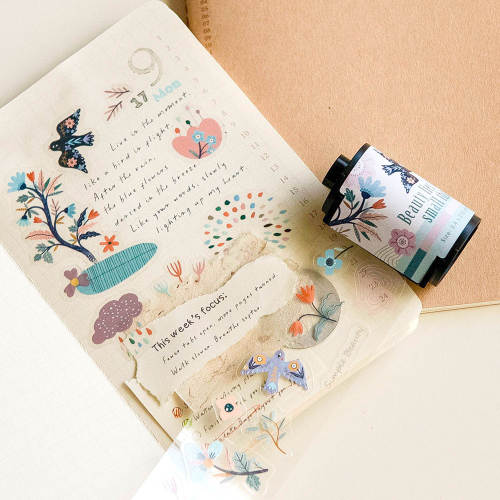 MU Lifestyle - Planner Sticker - Film Kiss Cut Roll (PET) - #06