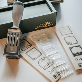 Meow Illustration - Crystal Date Stamp Set - Little Mailbox