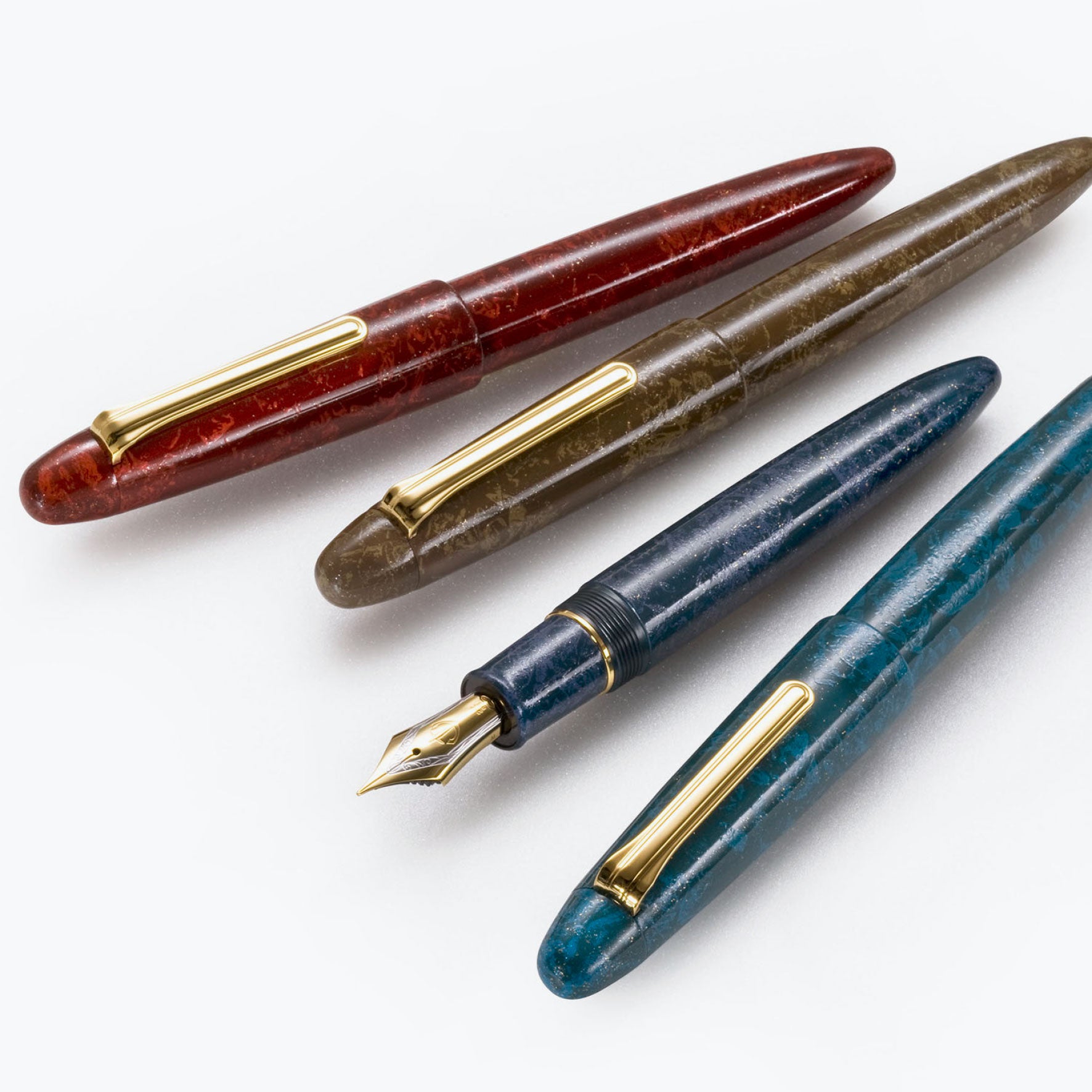 Sailor - Fountain Pen - 1911 King of Pens - Urushi - Iro-Miyabi 2 - Fukaki-Ake