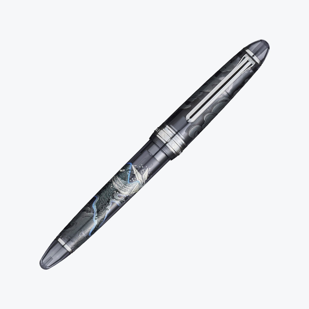 Sailor 1911 fountain pen from the Ninja series, featuring shuriken motif