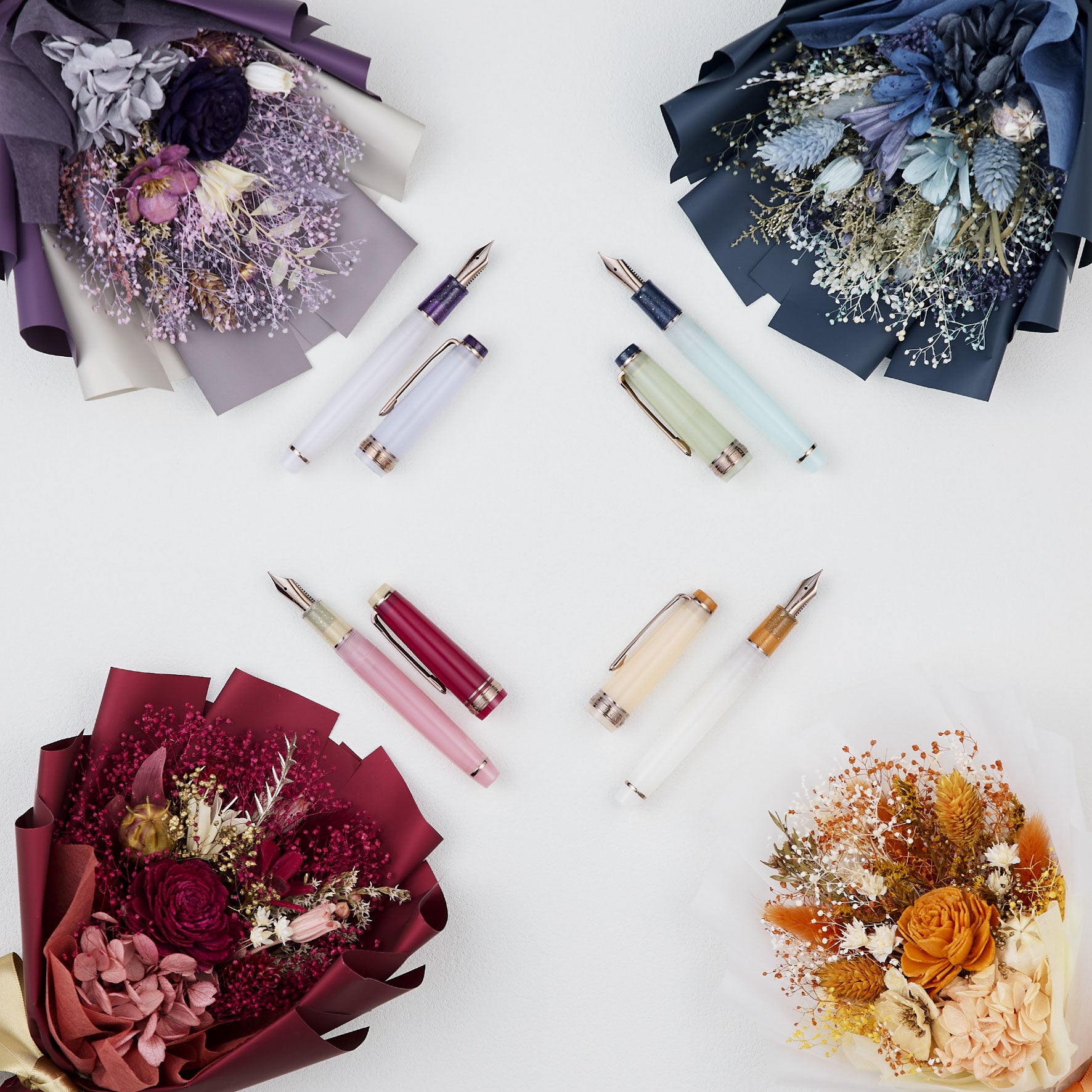 Sailor - Fountain Pen - ProGear Slim - Dried Flower - Hydrangea