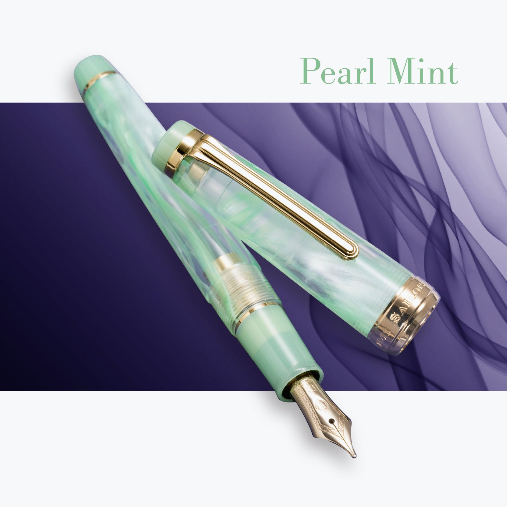 Sailor - Fountain Pen - ProGear - Veilio #2 - Pearl Mint