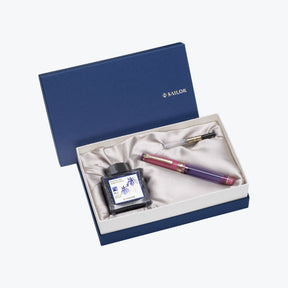 Sailor - Fountain Pen Set - ProGear Slim - Manyo #2 - Wisteria