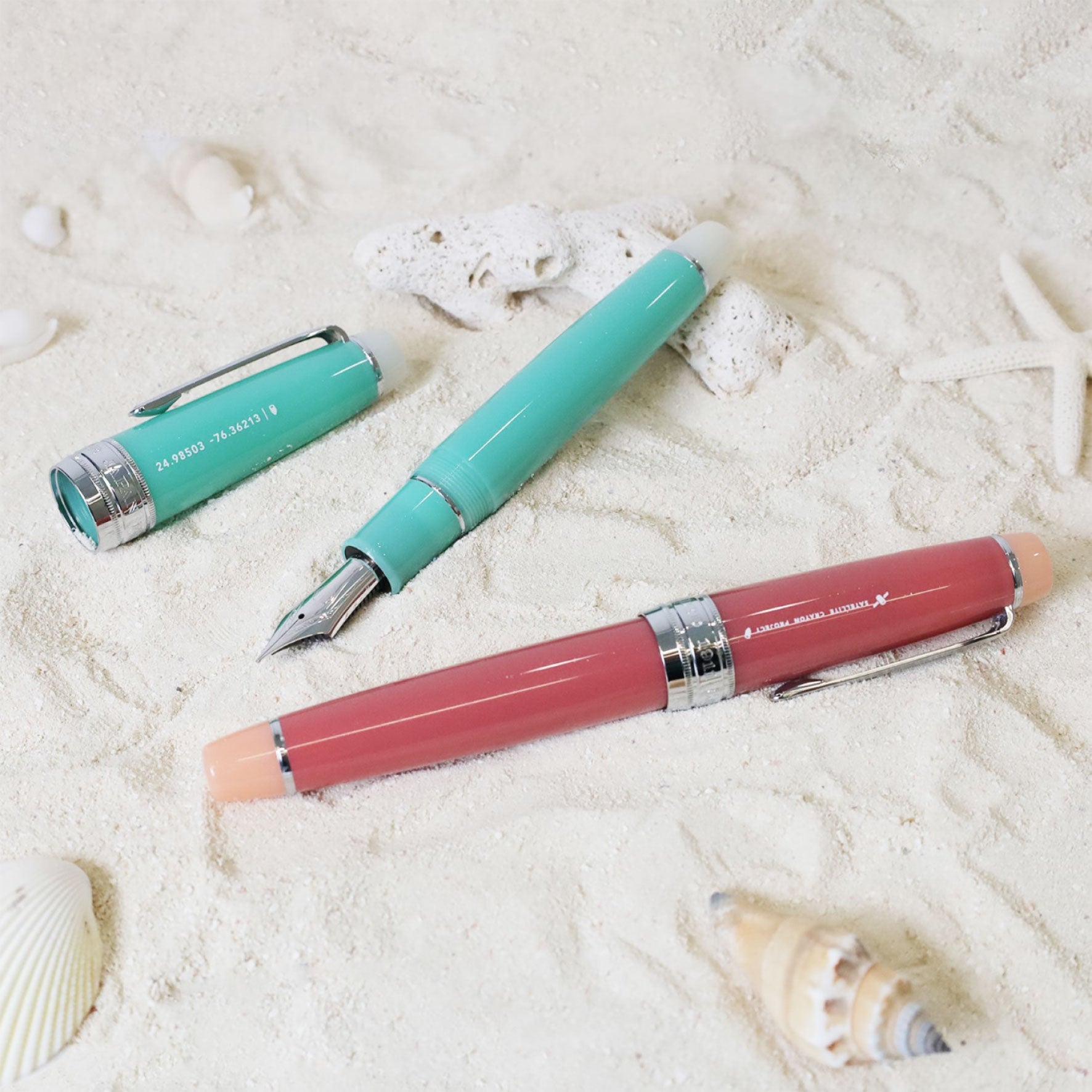 Sailor x Satellite Crayon Project - Fountain Pen - King ProGear - Eleuthera Island
