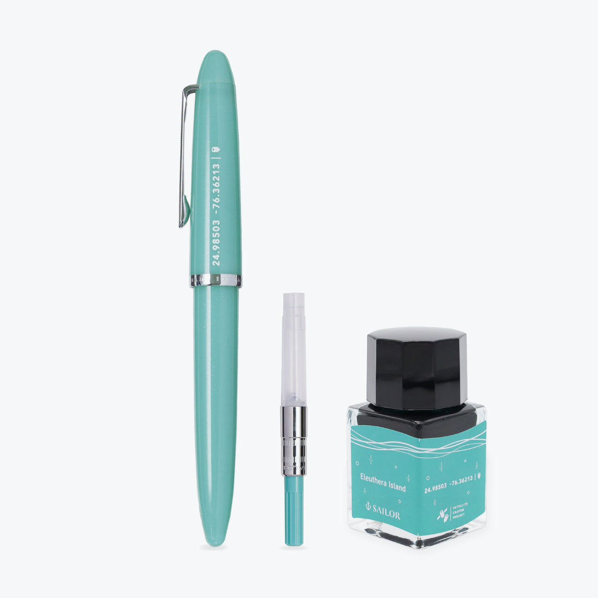 Sailor x Satellite Crayon Project - Fountain Pen Set - Eleuthera Island