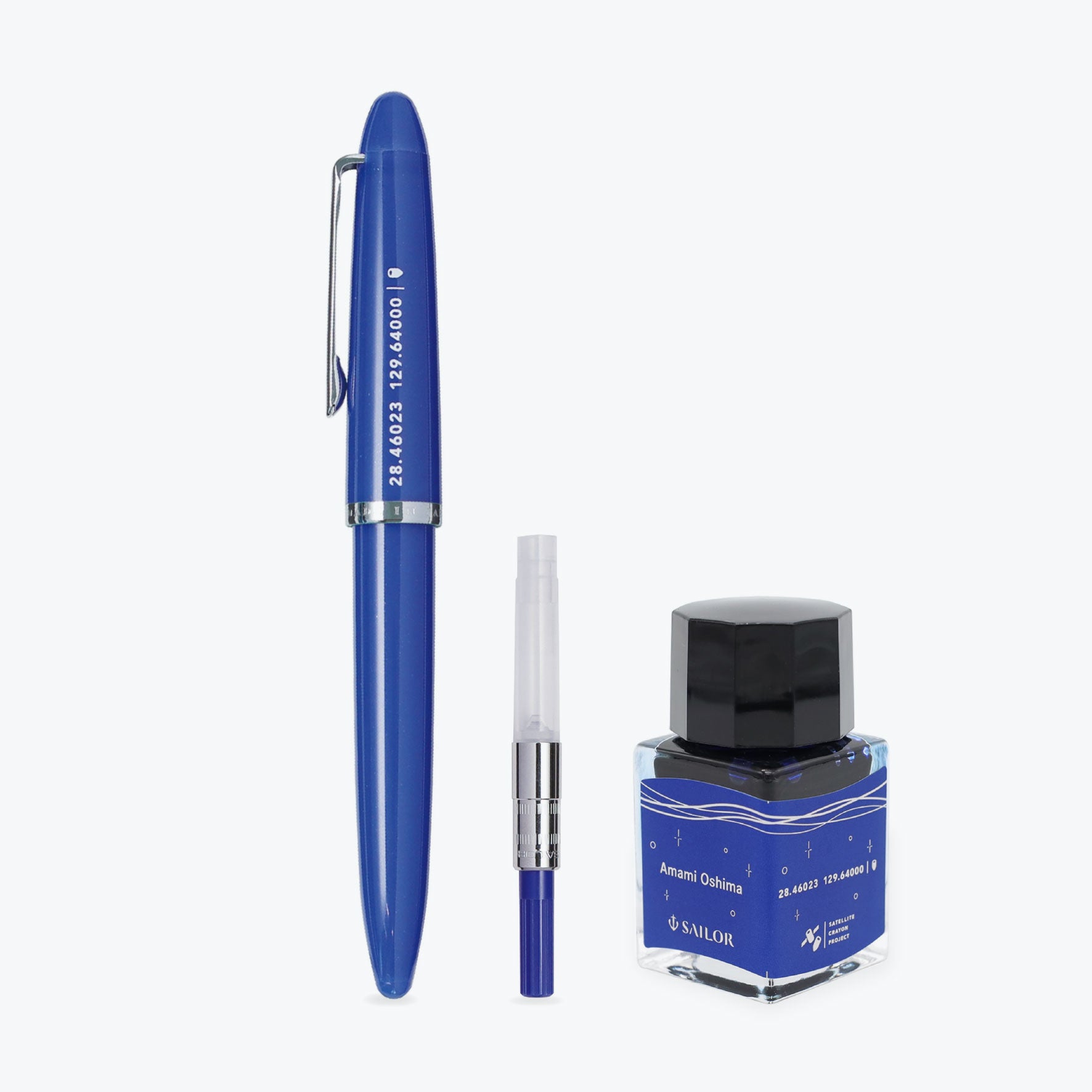 Sailor x Satellite Crayon Project - Fountain Pen Set - Amami Oshima