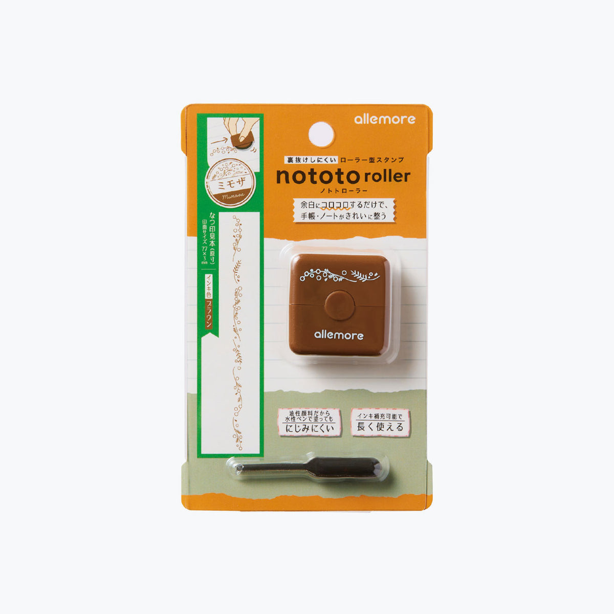 Shachihata - Stamp - Nototo Roller - Flowers