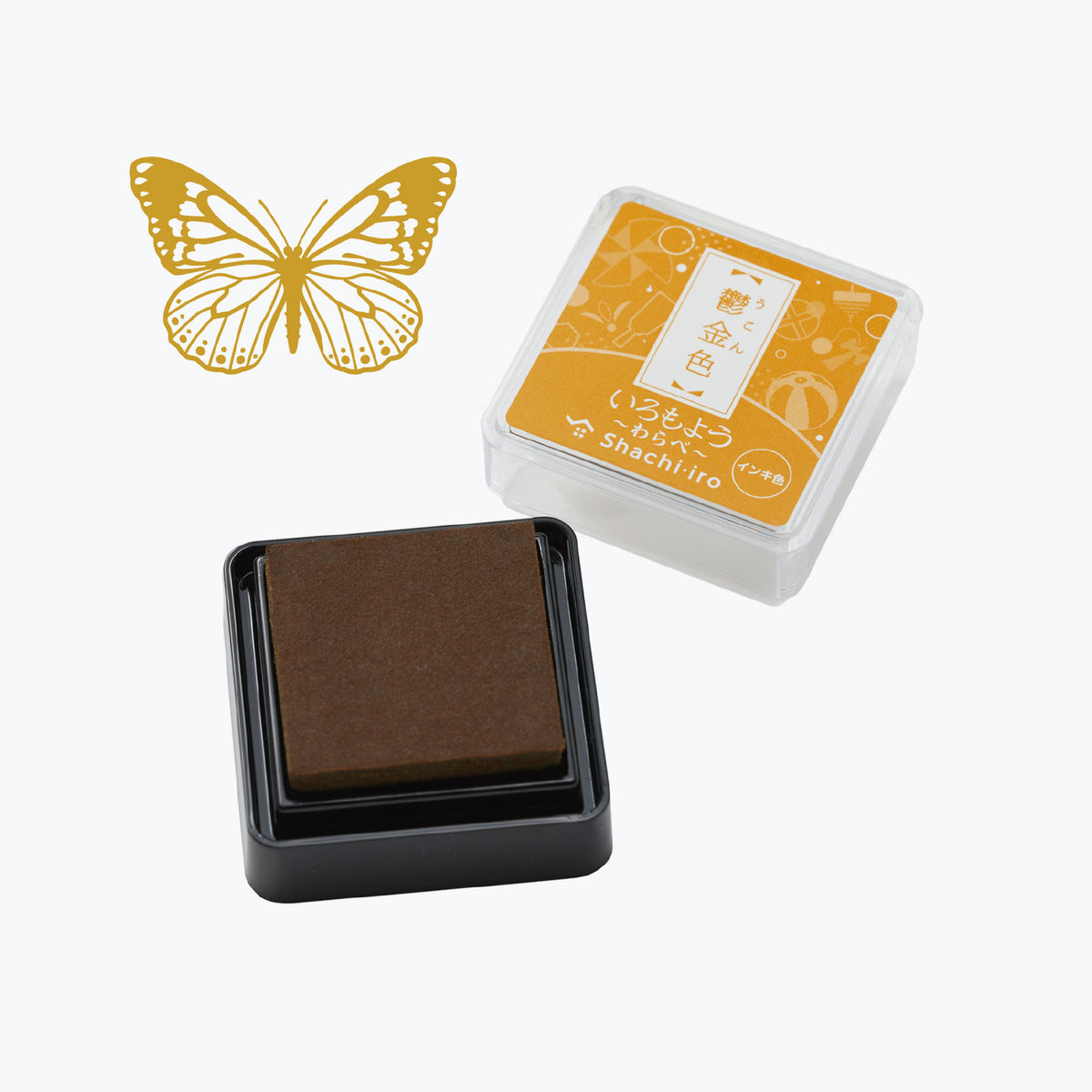Shachihata - Stamp Pad - Oil-Based Ink - Iromoyo - Mini - HAC-S1-TY