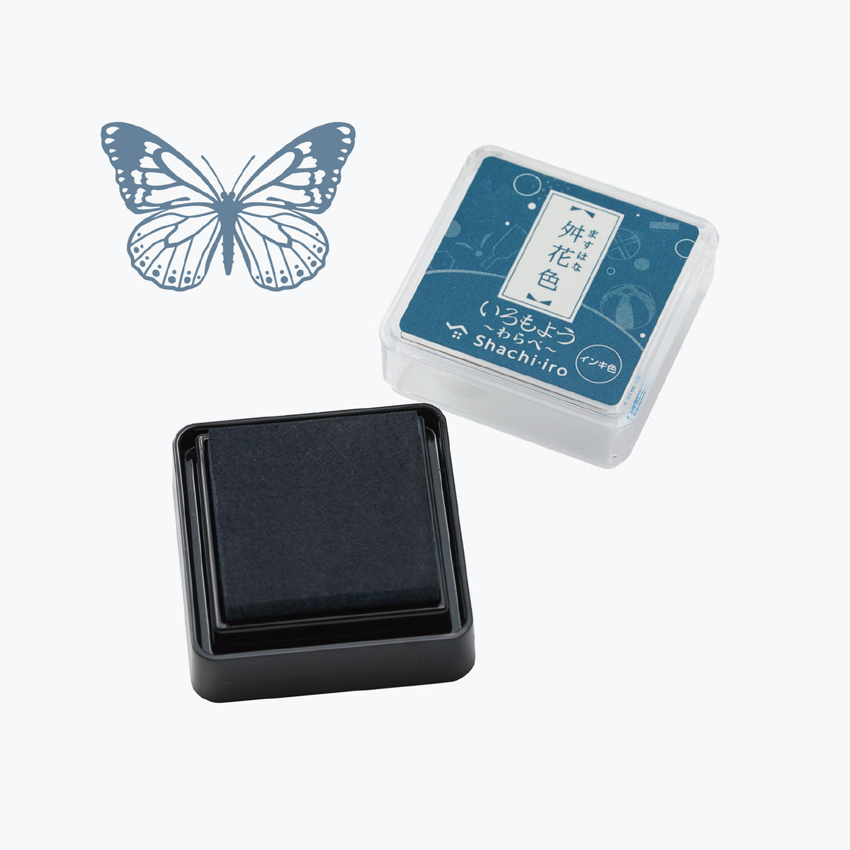 Shachihata - Stamp Pad - Oil-Based Ink - Iromoyo - Mini - HAC-S1-CBL