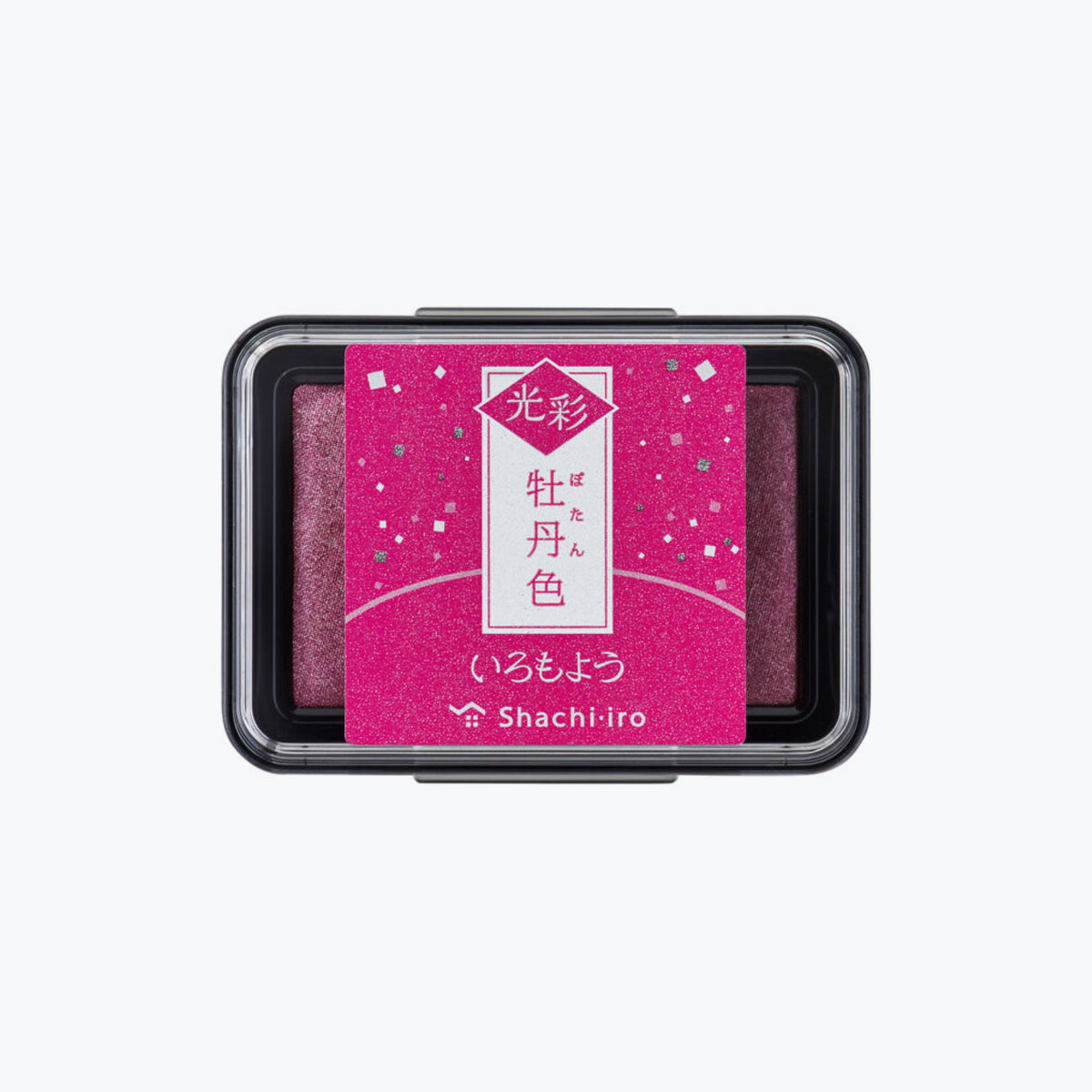 Shachihata - Stamp Pad - Oil-Based Ink - Iromoyo Kosai - Peony