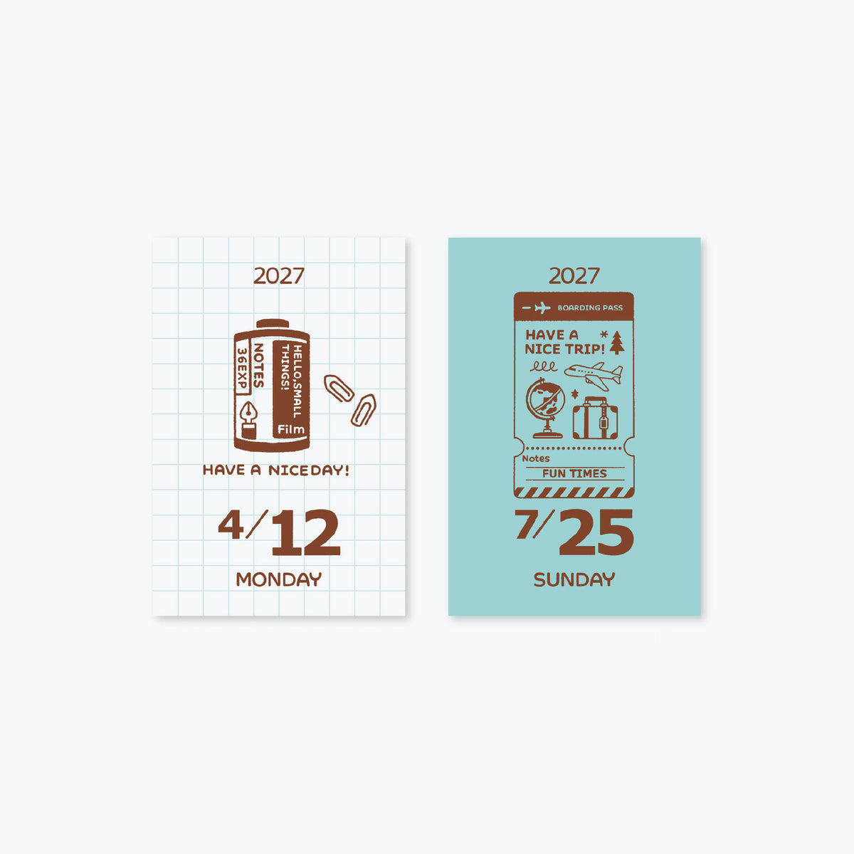 Shinnippon Calendar - 2027 Calendar - Eric - Daily - Mini
