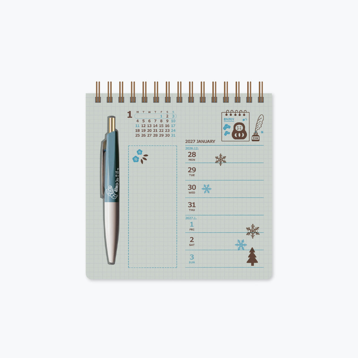 Shinnippon Calendar - 2027 Calendar - Eric - Scribble