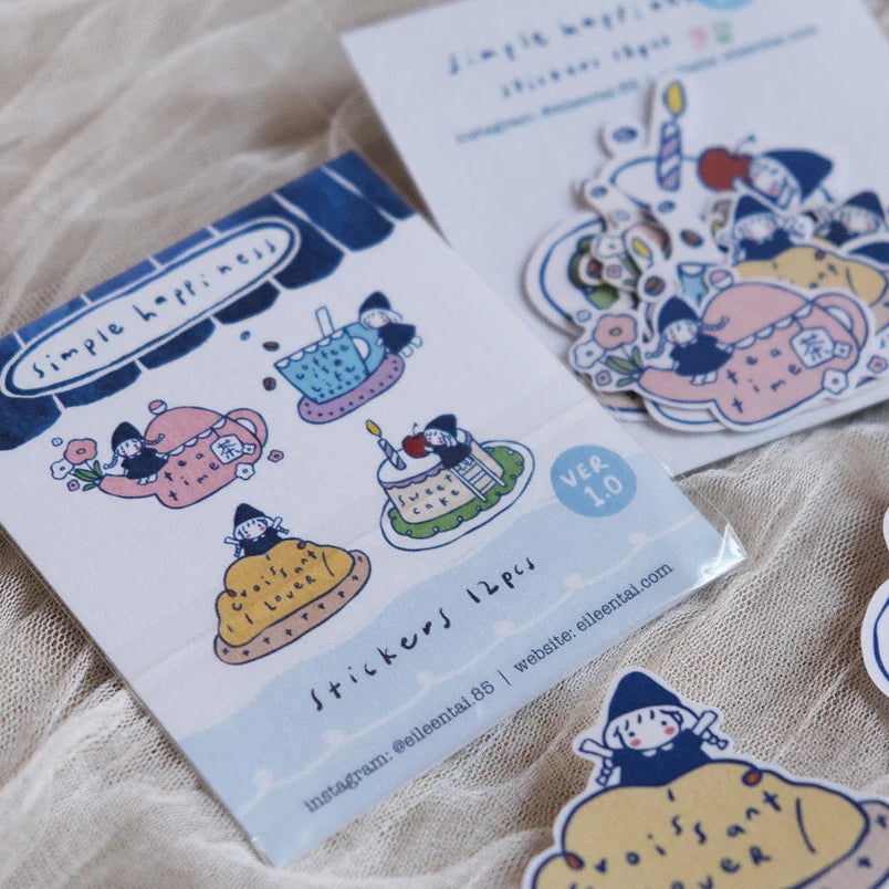 Eileen Tai - Planner Sticker - Colourful With Florals