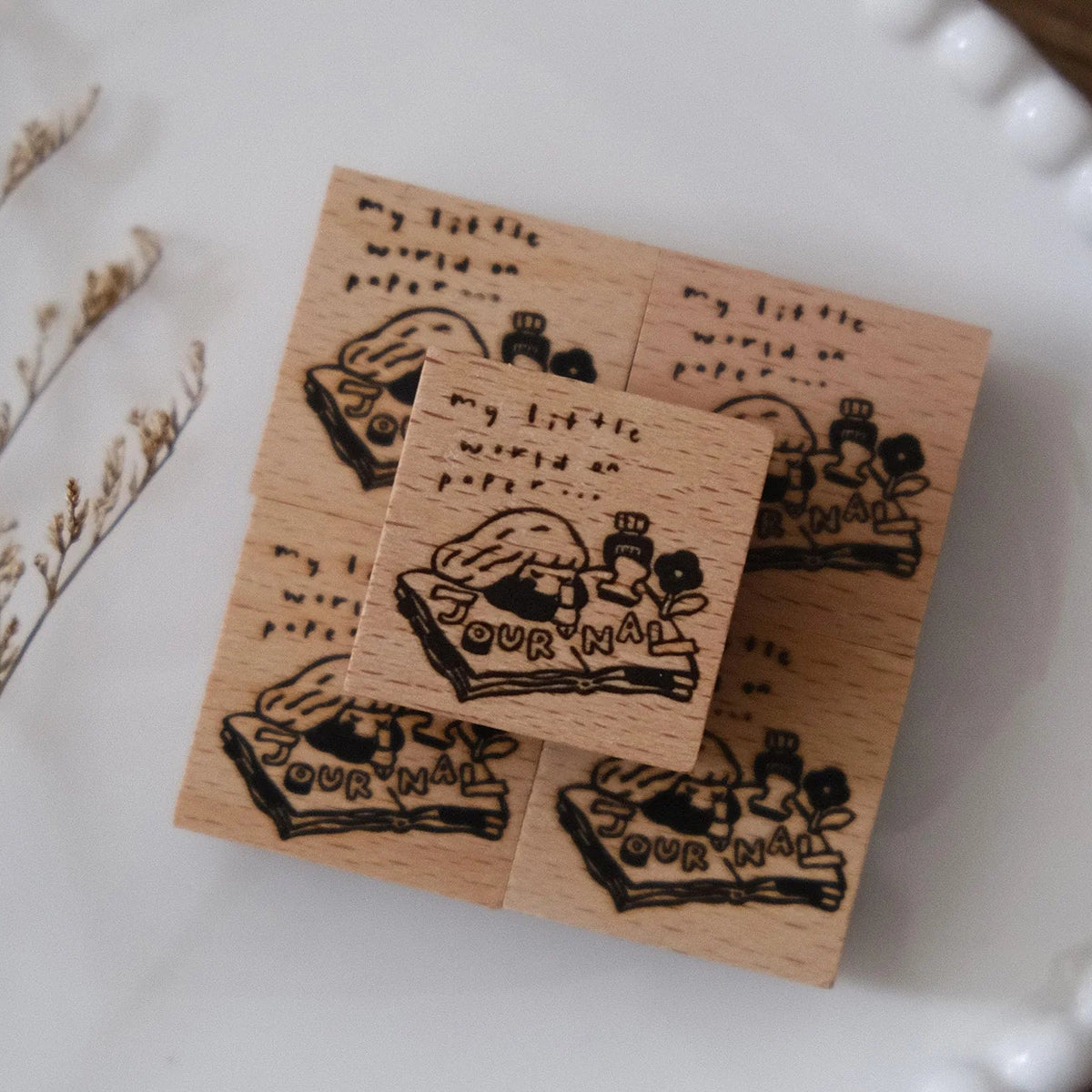 Eileen Tai - Stamp - Journaling Girl