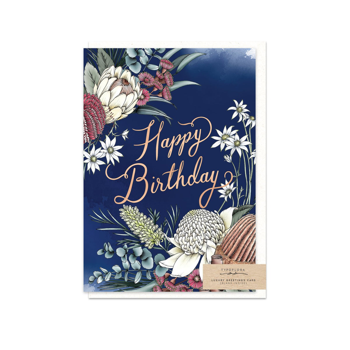 Typoflora - Card - Natives Happy Birthday