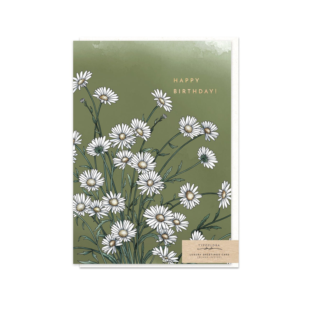 Typoflora - Card - Daisy Birthday