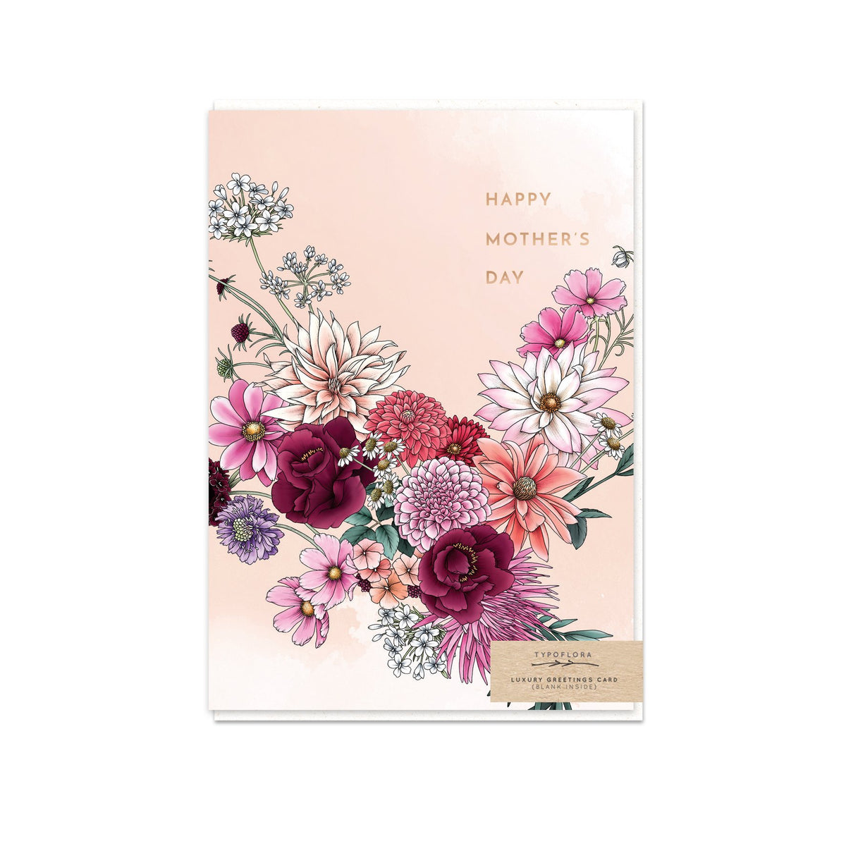 Typoflora - Card - Dahlias Mother's Day