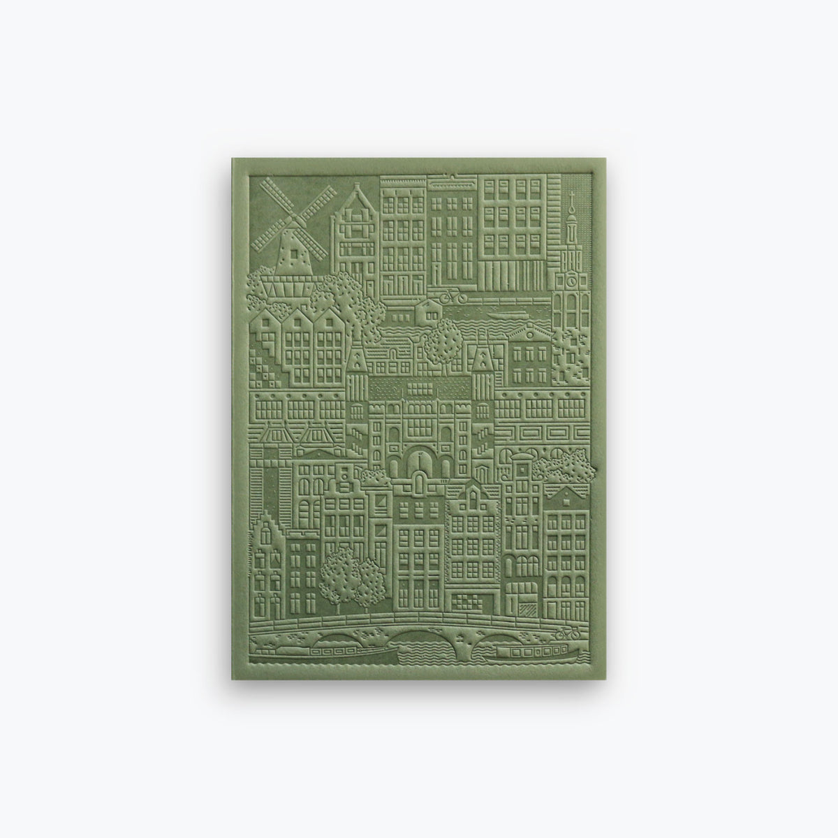 The City Works - Notebook - Amsterdam - B6 - Green