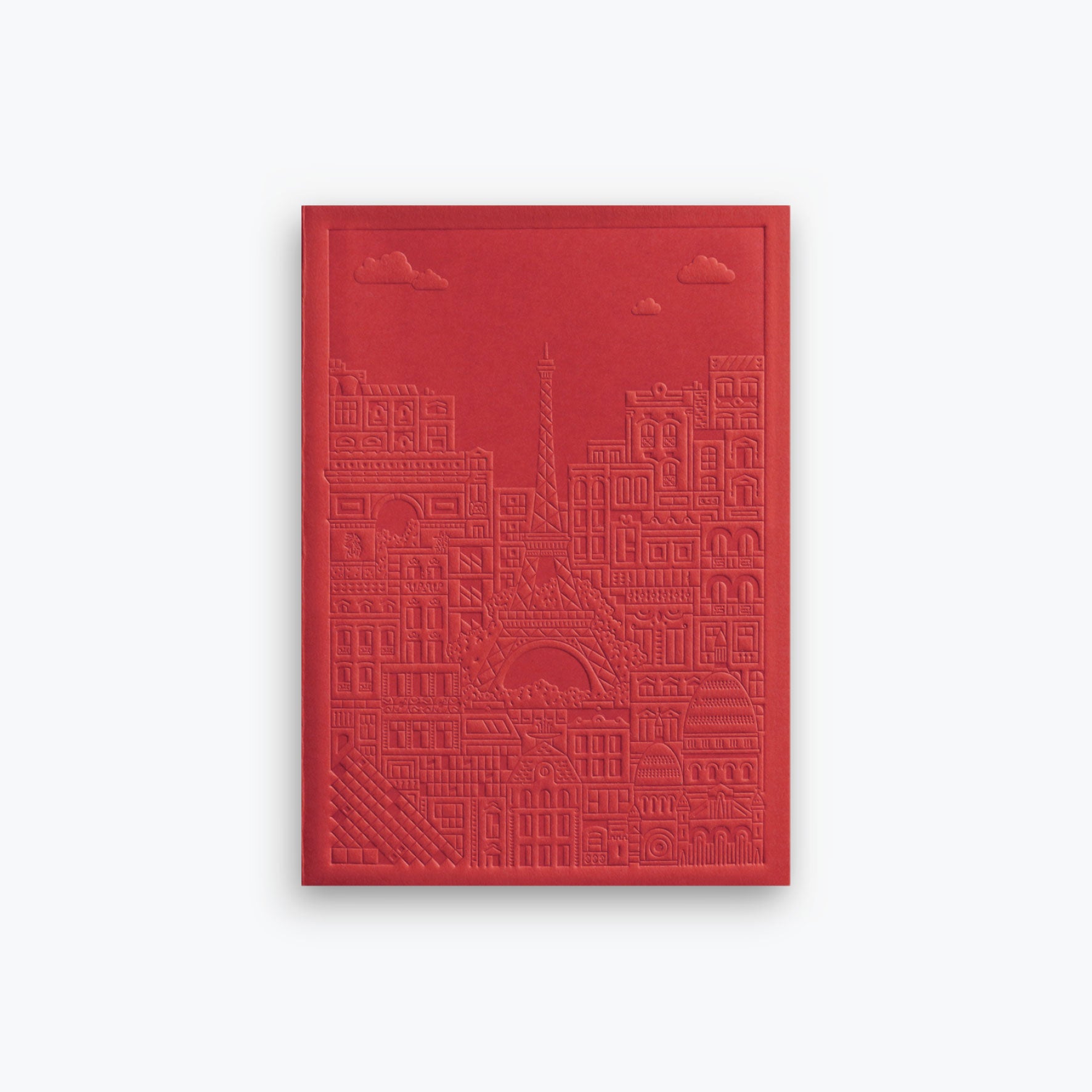 The City Works - Notebook - Paris - B6 - Red
