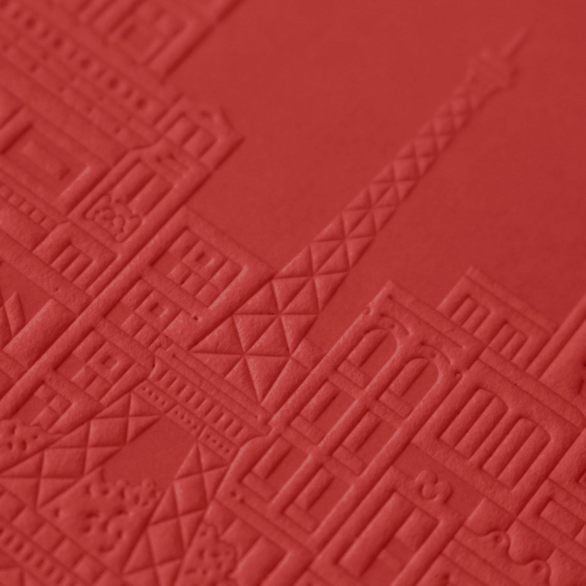 The City Works - Notebook - Paris - B6 - Red