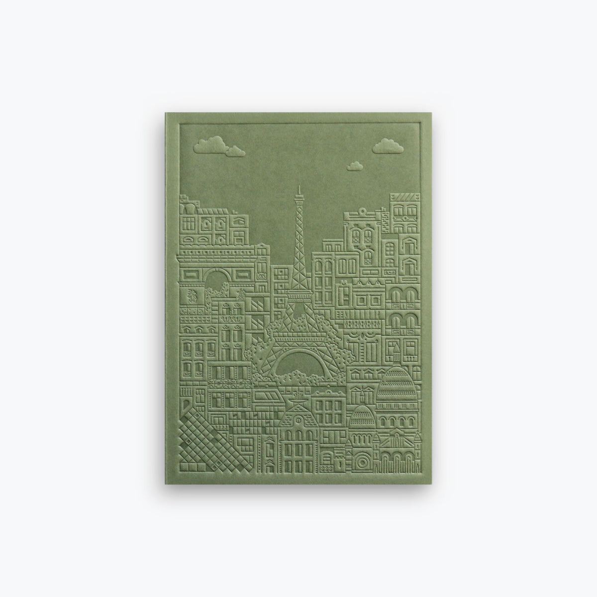 The City Works - Notebook - Paris - B6 - Green
