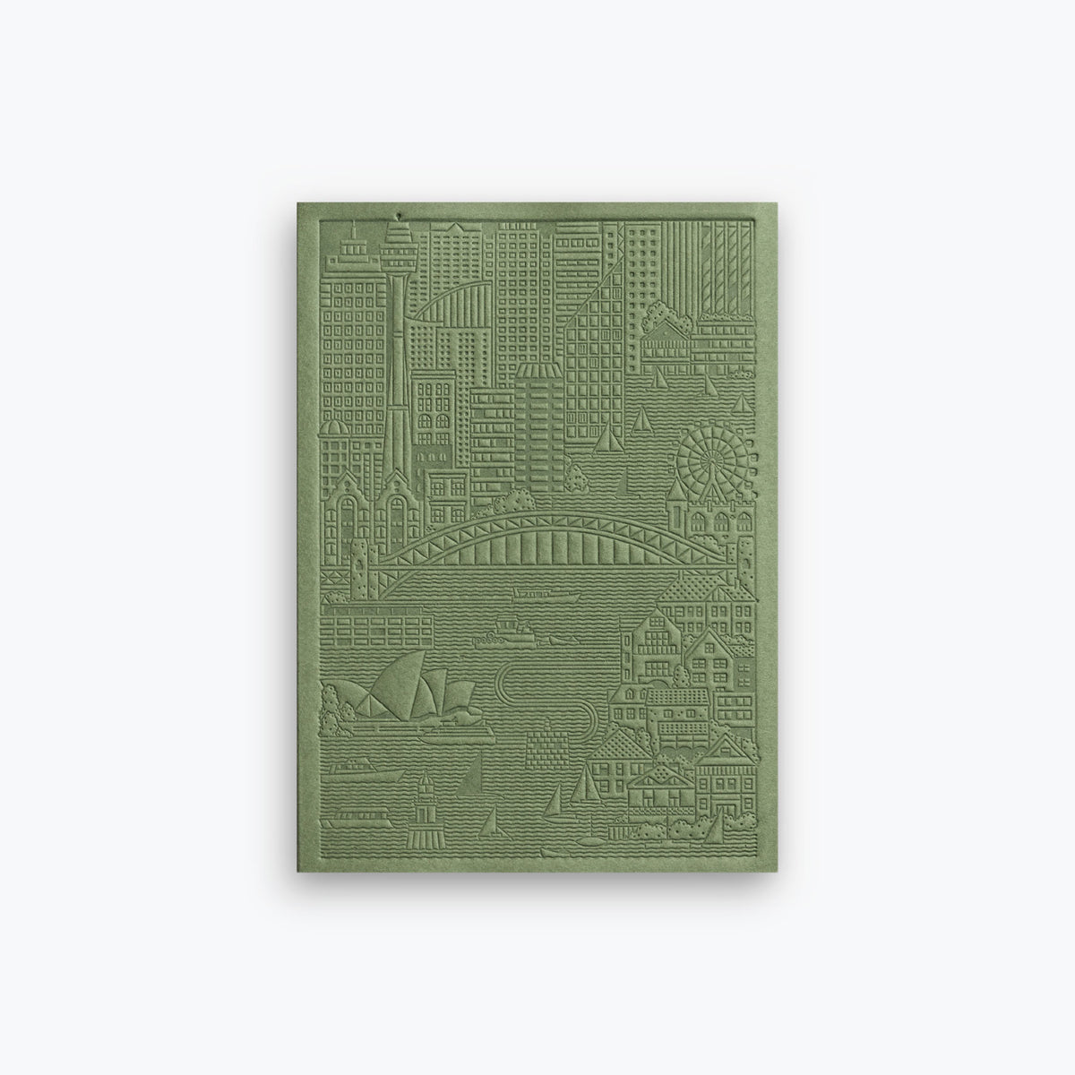 The City Works - Notebook - Sydney - B6 - Green