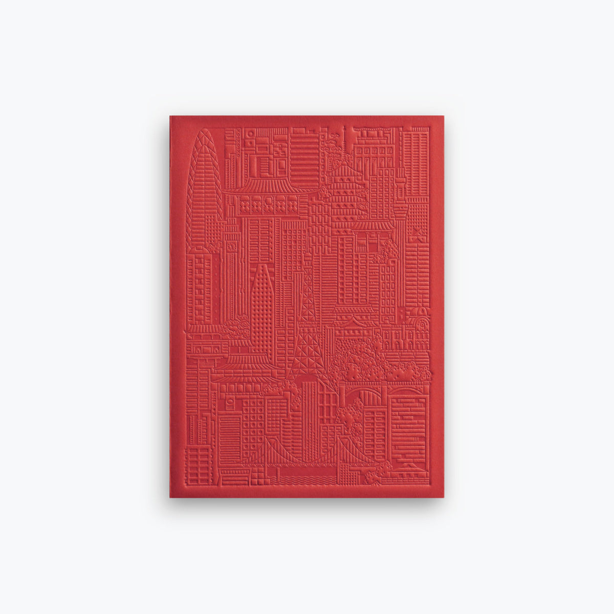 The City Works - Notebook - Tokyo - B6 - Red