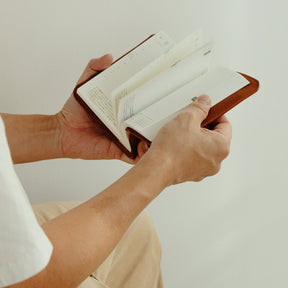 The Superior Labor - Notebook Cover - Oil Leather - B6 - Dark Brown