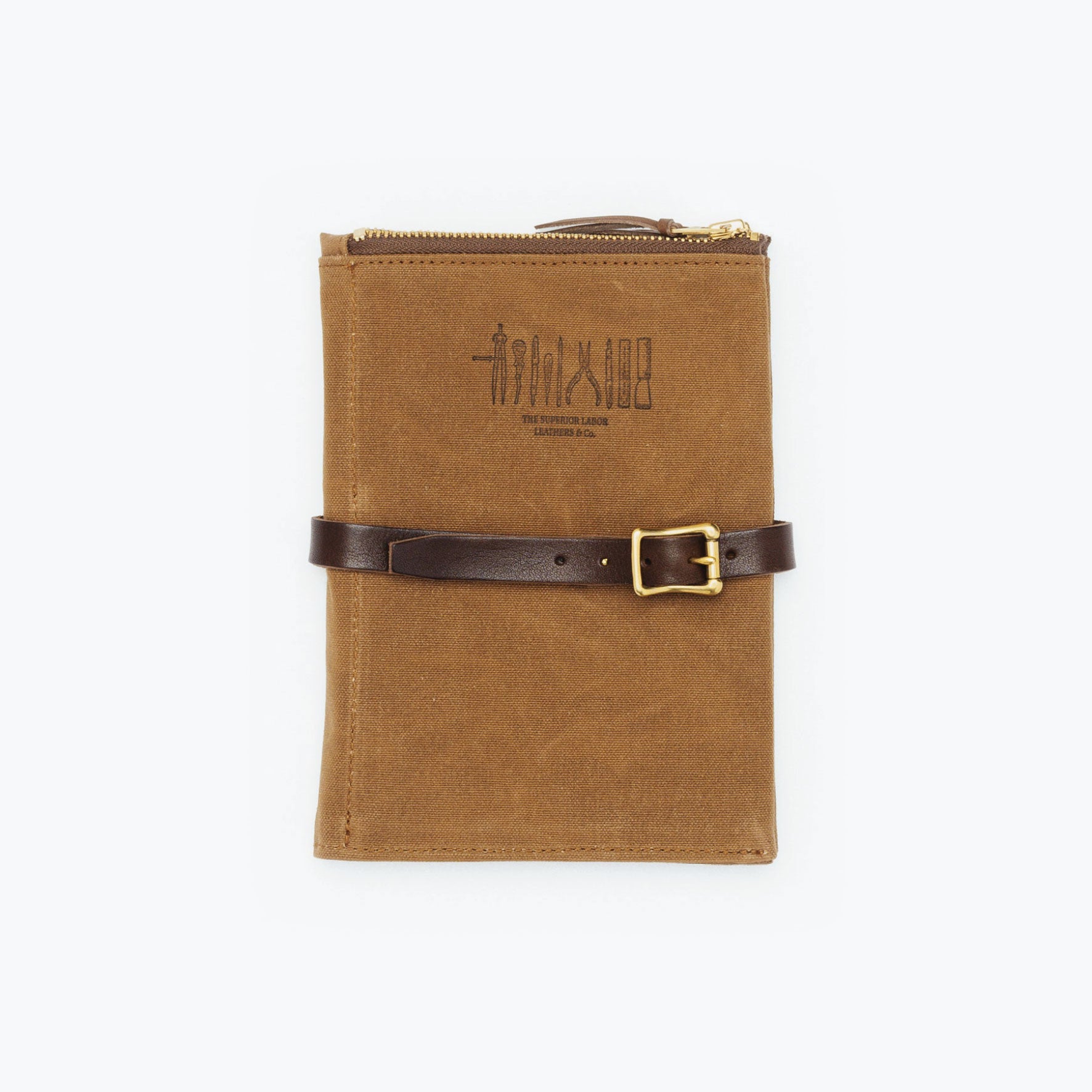 The Superior Labor - Pen Case - Paraffin Canvas - Brown