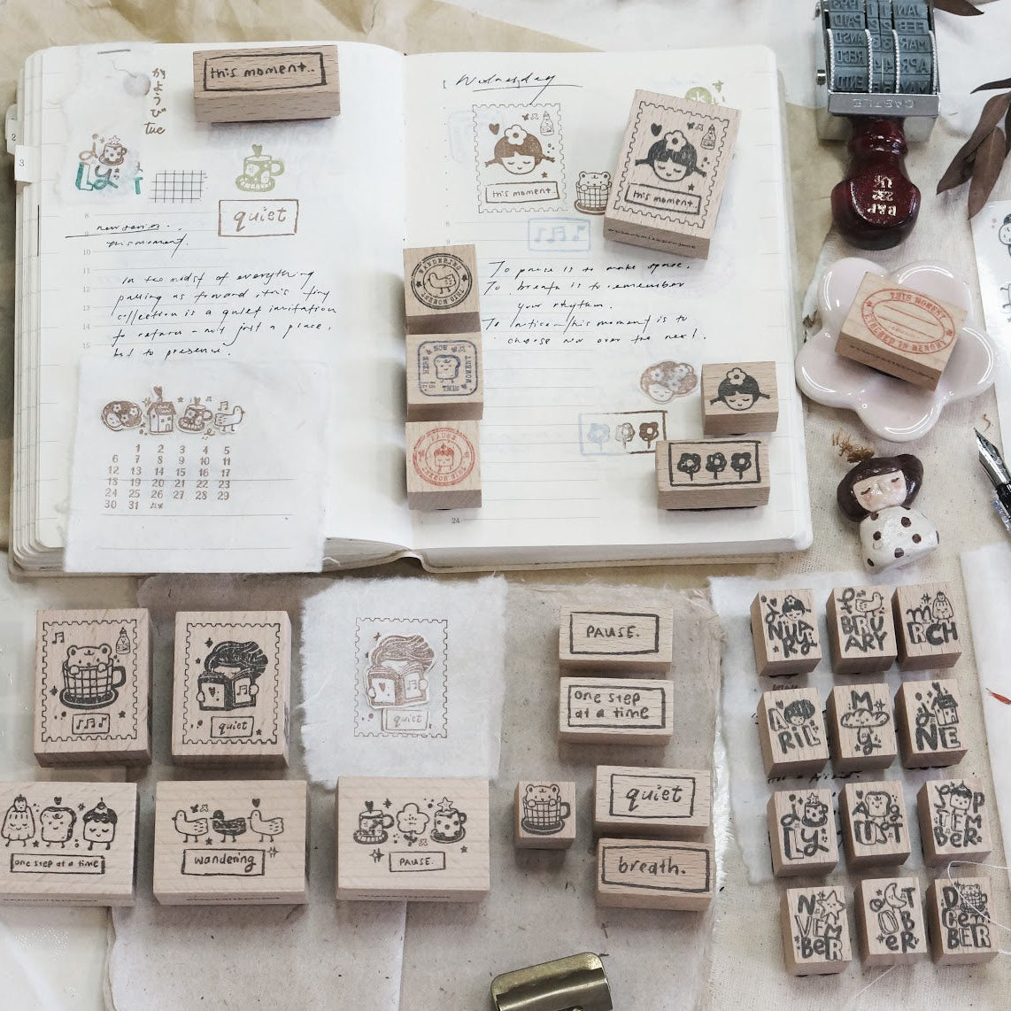 Black Milk Project - Stamp - This Moment (Month Set)