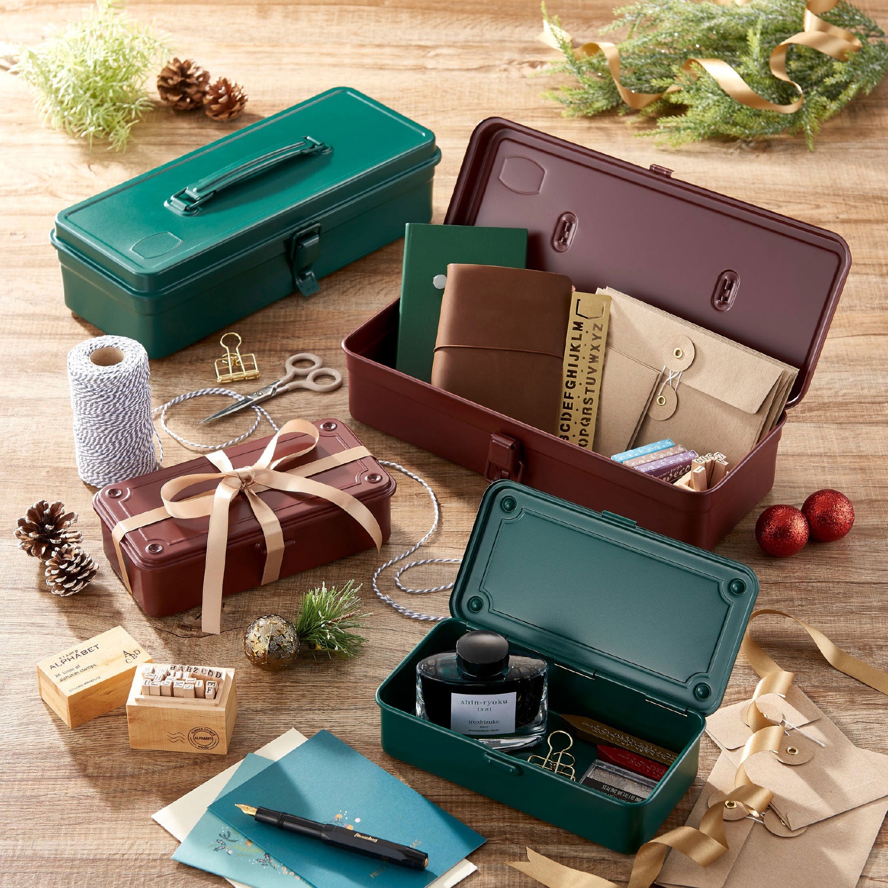 Toyo Steel - Stationery Box - T-190 - Fujimurasaki