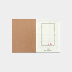 Traveler's Company - 2024 Diary - Insert - Passport - Monthly