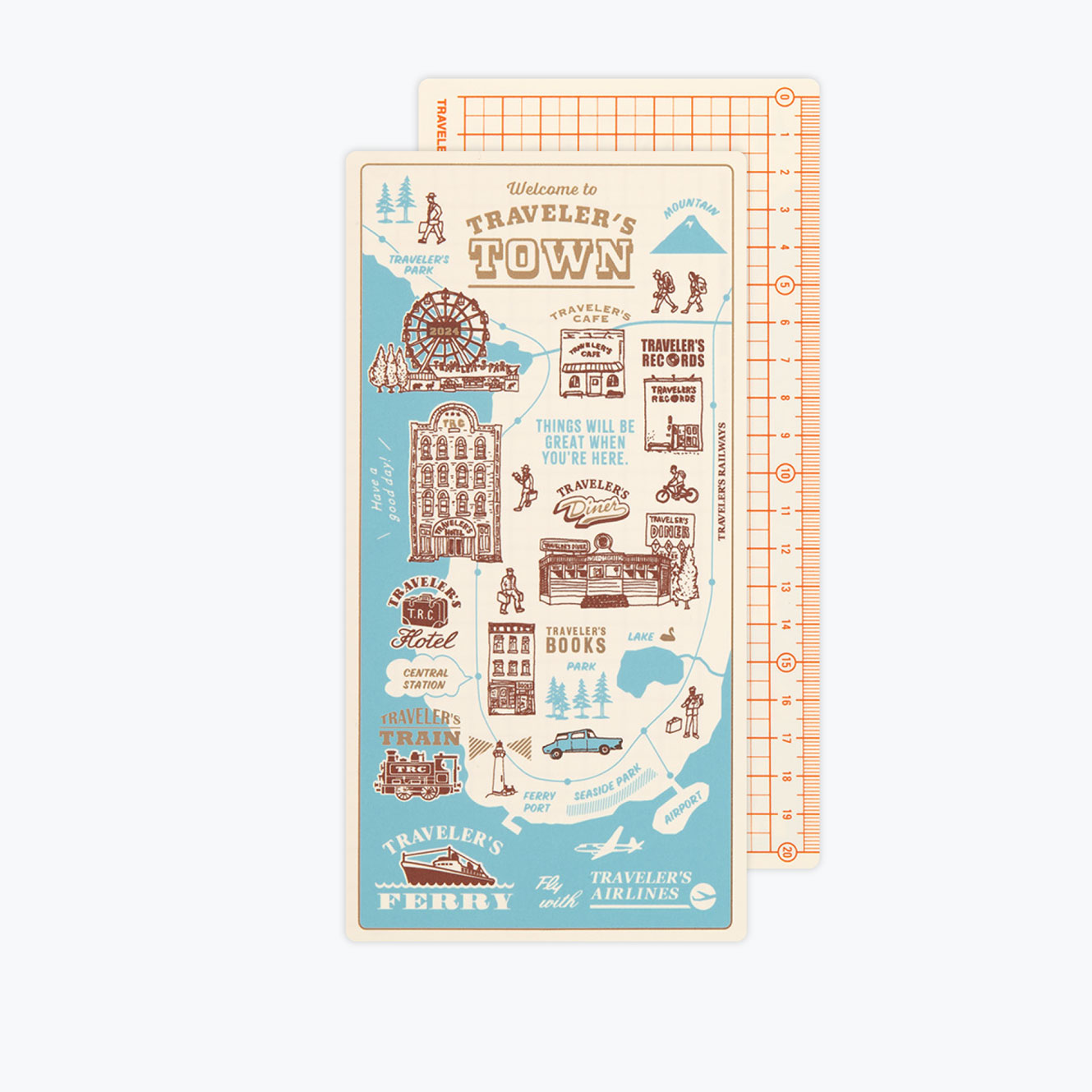 Traveler's Company - 2024 Diary - Insert - Regular - Backing Sheet