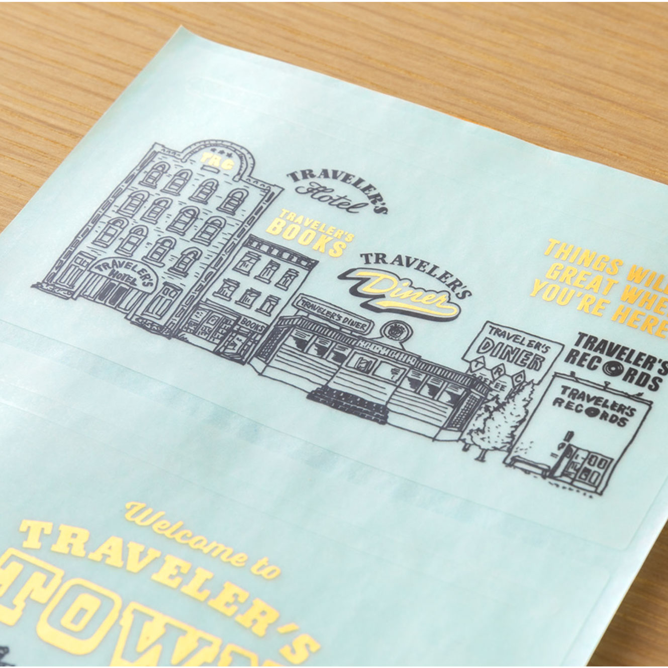 Traveler's Company - 2024 Diary - Insert - Sticker Set