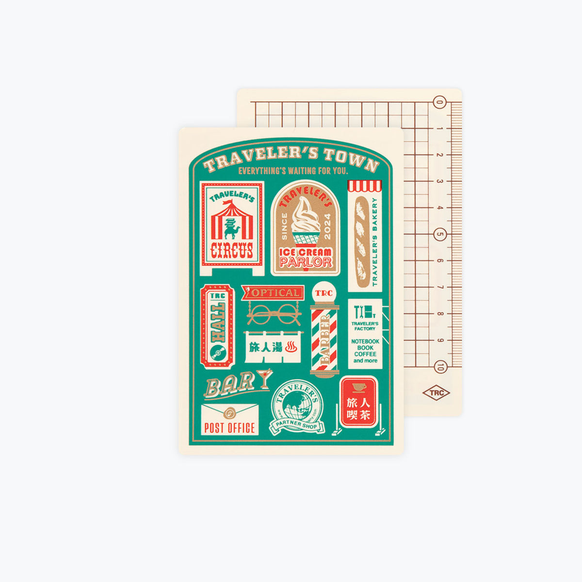 Traveler's Company - 2024 Diary - Insert - Passport - Backing Sheet