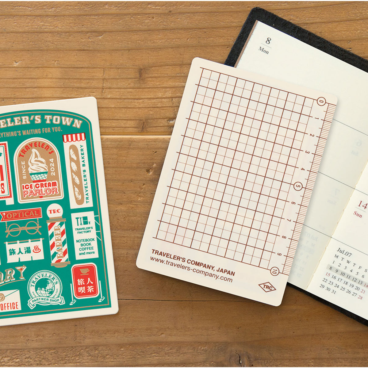 Traveler's Company - 2024 Diary - Insert - Passport - Backing Sheet