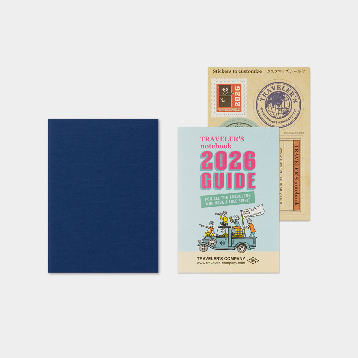 Traveler's Company - 2026 Diary - 6 Month Insert - Passport - Weekly (Jul - Dec)