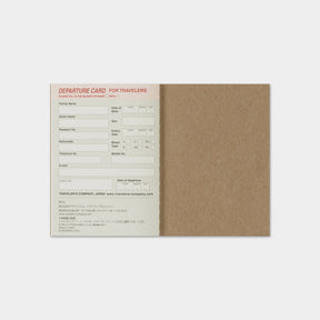 Traveler's Company - 2026 Diary - 6 Month Insert - Passport - Weekly (Jul - Dec)