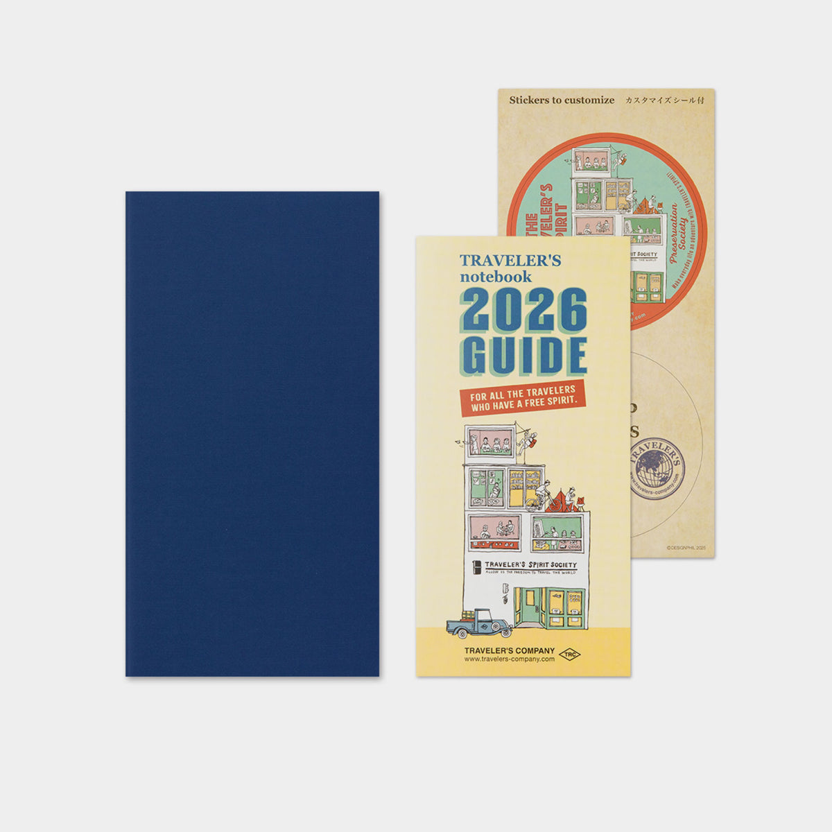 Traveler's Company - 2026 Diary - 6 Month Insert - Regular - Weekly+Memo (Jul - Dec)