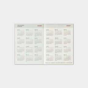 Traveler's Company - 2026 Diary - Insert - Passport - Weekly